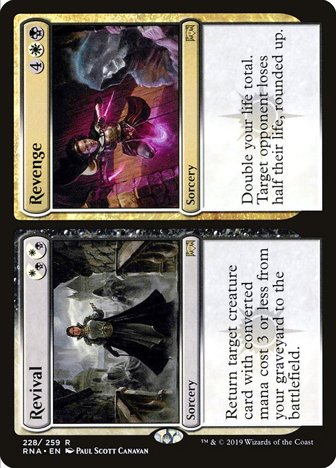 Ravnica Allegiance - 228 - Revival // Revenge - Rare - WB - Foil (Front)