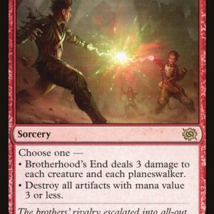 The Brothers' War - 128 - Brotherhood's End - Rare - R - Foil