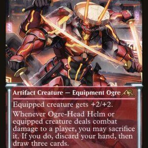Kamigawa: Neon Dynasty - 387 - Ogre-Head Helm - Rare - R - Non-foil