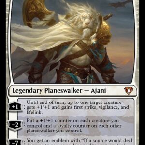 Commander Masters - 813 - Ajani Steadfast - Mythic - W - Non-foil