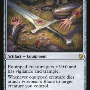 Dominaria - 214 - Forebear's Blade - Rare - C - Foil
