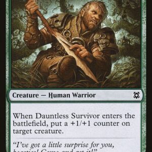 Zendikar Rising - 184 - Dauntless Survivor - Common - G - Non-foil