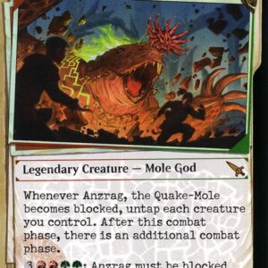Murders at Karlov Manor - 385 - Anzrag, the Quake-Mole - Mythic - RG - Foil