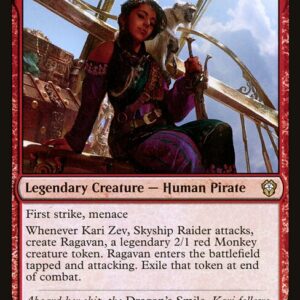 Dominaria United Commander - 123 - Kari Zev, Skyship Raider - Rare - R - Non-foil