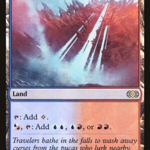 Double Masters - 313 - Cascade Bluffs - Rare - C - Foil