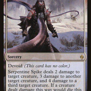 Battle for Zendikar - 133 - Serpentine Spike - Rare - C - Non-foil