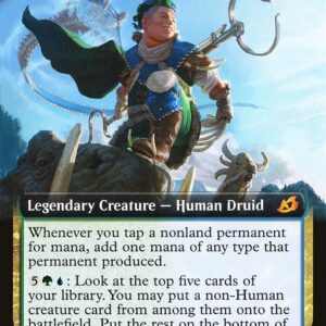 Ikoria: Lair of Behemoths - 338 - Kinnan, Bonder Prodigy - Mythic - UG - Non-foil (Front)