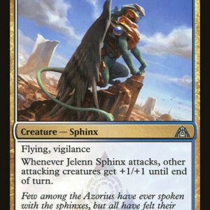 Dragon's Maze - 77 - Jelenn Sphinx - Uncommon - WU - Non-foil (Front)