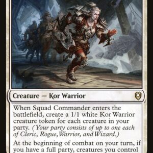 Commander Legends: Battle for Baldur's Gate - 709 - Squad Commander - Rare - W - Non-foil