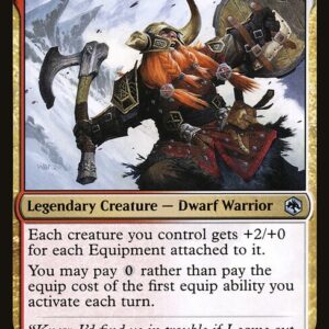 Adventures in the Forgotten Realms - 219 - Bruenor Battlehammer - Uncommon - WR - Non-foil