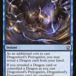 Dragons of Tarkir - 52 - Dragonlord's Prerogative - Rare - U - Non-foil