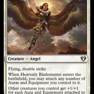 Commander Masters - 28 - Heavenly Blademaster - Rare - W - Non-foil