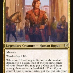 Commander Legends: Battle for Baldur's Gate - 289 - Nine-Fingers Keene - Rare - Multi - Non-foil
