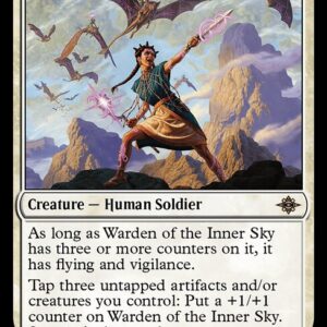 The Lost Caverns of Ixalan - 43 - Warden of the Inner Sky - Rare - W - Non-foil (Front)