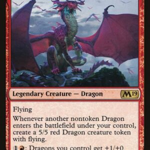 Core Set 2019 - 149 - Lathliss, Dragon Queen - Rare - R - Non-foil