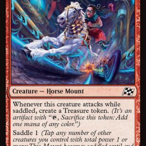Aetherdrift - 130 - Gilded Ghoda - Common - R - Foil