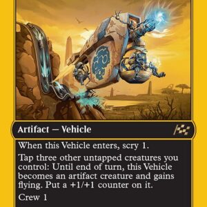 Aetherdrift - 435 - Voyager Glidecar - Rare - W - Foil
