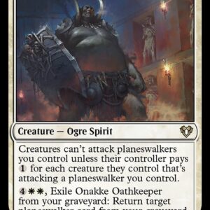 Commander Masters - 722 - Onakke Oathkeeper - Rare - W - Non-foil