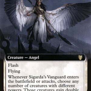 Midnight Hunt Commander - 46 - Sigarda's Vanguard - Rare - W - Non-foil (Front)