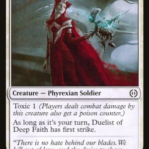 Phyrexia: All Will Be One - 9 - Duelist of Deep Faith - Common - W - Non-foil