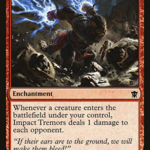 Dragons of Tarkir - 140 - Impact Tremors - Common - R - Non-foil