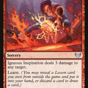 Strixhaven: School of Mages - 107 - Igneous Inspiration - Uncommon - R - Non-foil