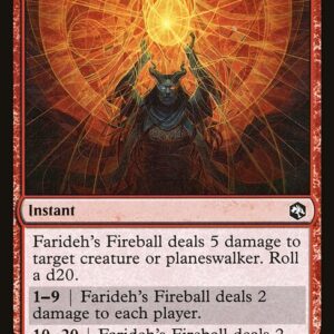 Adventures in the Forgotten Realms - 142 - Farideh's Fireball - Common - R - Non-foil