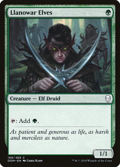 Dominaria - 168 - Llanowar Elves - Common - G - Non-foil