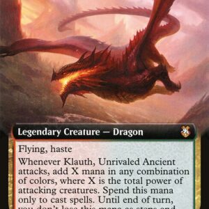 Forgotten Realms Commander - 320 - Klauth, Unrivaled Ancient - Mythic - RG - Non-foil (Front)