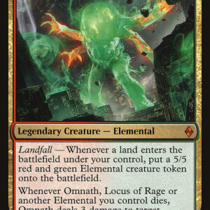 Battle for Zendikar - 217 - Omnath, Locus of Rage - Mythic - RG - Non-foil