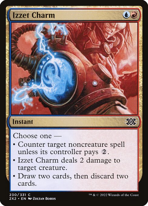 Double Masters 2022 - 230 - Izzet Charm - Common - UR - Foil