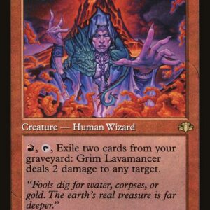 Dominaria Remastered - 324 - Grim Lavamancer - Rare - R - Non-foil