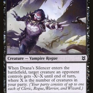 Zendikar Rising - 99 - Drana's Silencer - Common - B - Foil