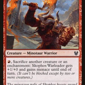 Theros Beyond Death - 154 - Skophos Warleader - Common - R - Non-foil