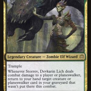 War of the Spark - 219 - Storrev, Devkarin Lich - Rare - BG - Non-foil (Front)