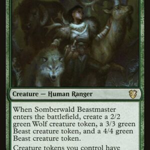 Midnight Hunt Commander - 30 - Somberwald Beastmaster - Rare - G - Non-foil (Front)