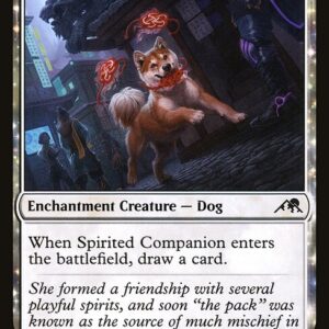 Kamigawa: Neon Dynasty - 38 - Spirited Companion - Common - W - Foil