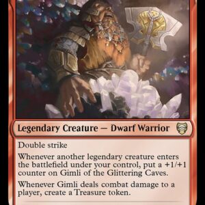 Tales of Middle-earth Commander - 32 - Gimli of the Glittering Caves - Rare - R - Non-foil