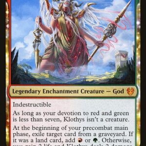 Theros Beyond Death - 220 - Klothys, God of Destiny - Mythic - RG - Non-foil