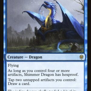 Throne of Eldraine - 317 - Shimmer Dragon - Rare - U - Non-foil