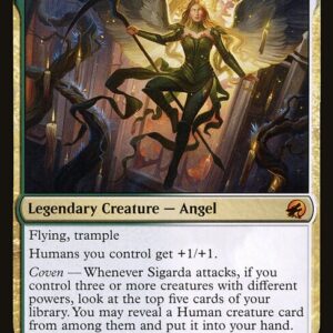 Innistrad: Midnight Hunt - 240 - Sigarda, Champion of Light - Mythic - WG - Non-foil
