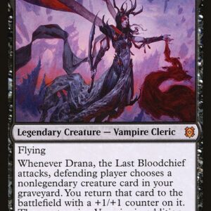 Zendikar Rising - 98 - Drana, the Last Bloodchief - Mythic - B - Non-foil