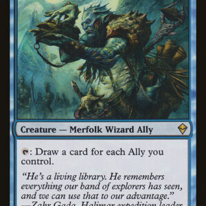 Zendikar - 63 - Sea Gate Loremaster - Rare - U - Non-foil