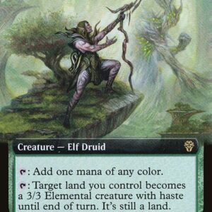 Dominaria United - 428 - Llanowar Loamspeaker - Rare - G - Foil