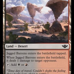 Outlaws of Thunder Junction - 259 - Jagged Barrens - Common - C - Non-foil