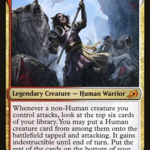 Ikoria: Lair of Behemoths - 216 - Winota, Joiner of Forces - Mythic - WR - Foil (Front)