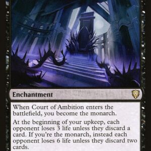 Commander Legends - 114 - Court of Ambition - Rare - B - Non-foil