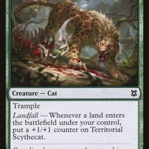 Zendikar Rising - 213 - Territorial Scythecat - Common - G - Non-foil