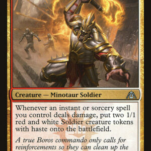 Dragon's Maze - 56 - Blaze Commando - Uncommon - WR - Non-foil (Front)