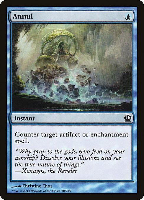 Theros - 38 - Annul - Common - U - Non-foil (Front)